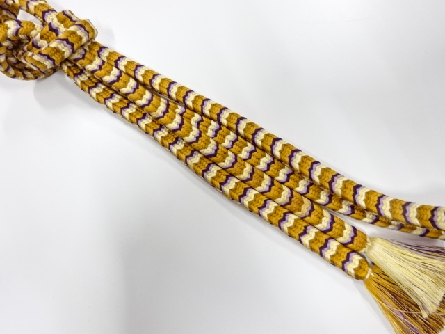 正絹　手組帯締め